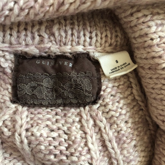 ANTHROPOLOGIE GUINEVERE Cabled Cowl Neck Pullover - Picture 6 of 7